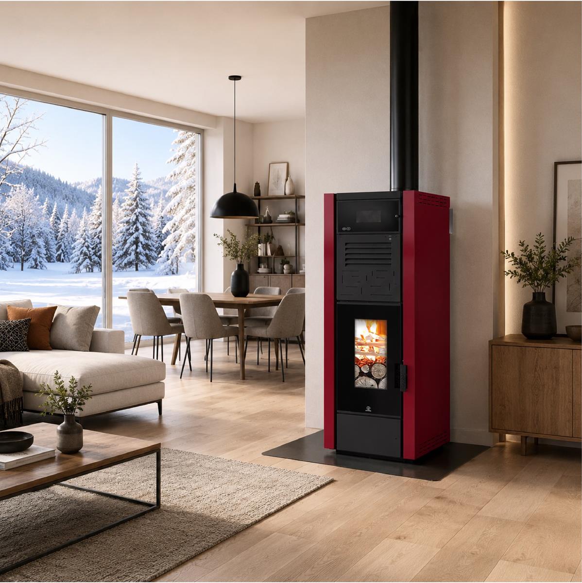 Didatto srl Air Wood VBL con Forno 14 Kw
